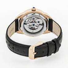 Load image into Gallery viewer, Empress Godiva Automatic MOP Leather-Band Watch - Rose Gold/Black - EMPEM1107
