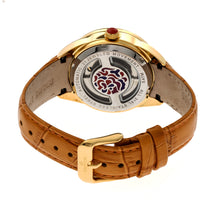 Load image into Gallery viewer, Empress Helena Leather-Band Watch w/Date - Gold/Camel - EMPEM1805
