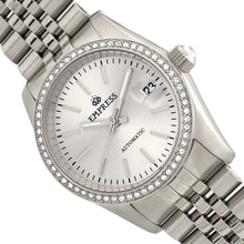 Load image into Gallery viewer, Empress Constance Automatic Bracelet Watch w/Date - Silver/White - EMPEM1501
