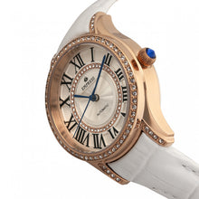 Load image into Gallery viewer, Empress Xenia Automatic Leather-Band Watch - White - EMPEM2604
