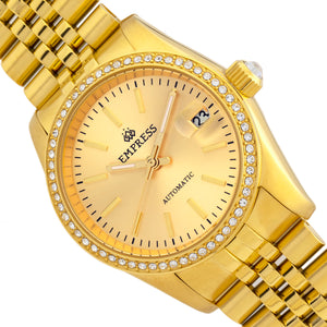 Empress Constance Automatic Bracelet Watch w/Date - Gold - EMPEM1508