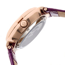 Load image into Gallery viewer, Empress Francesca Automatic MOP Leather-Band Watch - Fuschia - EMPEM2206

