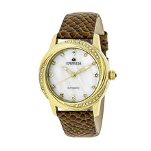 Load image into Gallery viewer, Empress Ayala Automatic MOP Leather-Band Watch - Rose Gold/White - EMPEM1005
