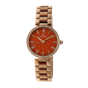 Empress Catherine Automatic Hammered Dial Bracelet Watch