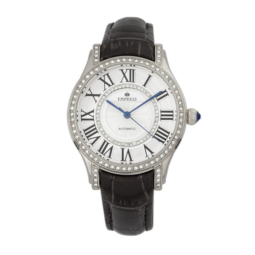 Empress Xenia Automatic Leather-Band Watch - EMPEM2601