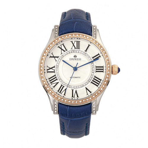 Empress Xenia Automatic Leather-Band Watch - EMPEM2602