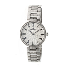 Load image into Gallery viewer, Empress Catherine Automatic Hammered Dial Bracelet Watch - Silver - EMPEM1901
