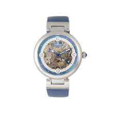 Load image into Gallery viewer, Empress Adelaide Automatic Skeleton Leather-Band Watch - Blue   - EMPEM2505
